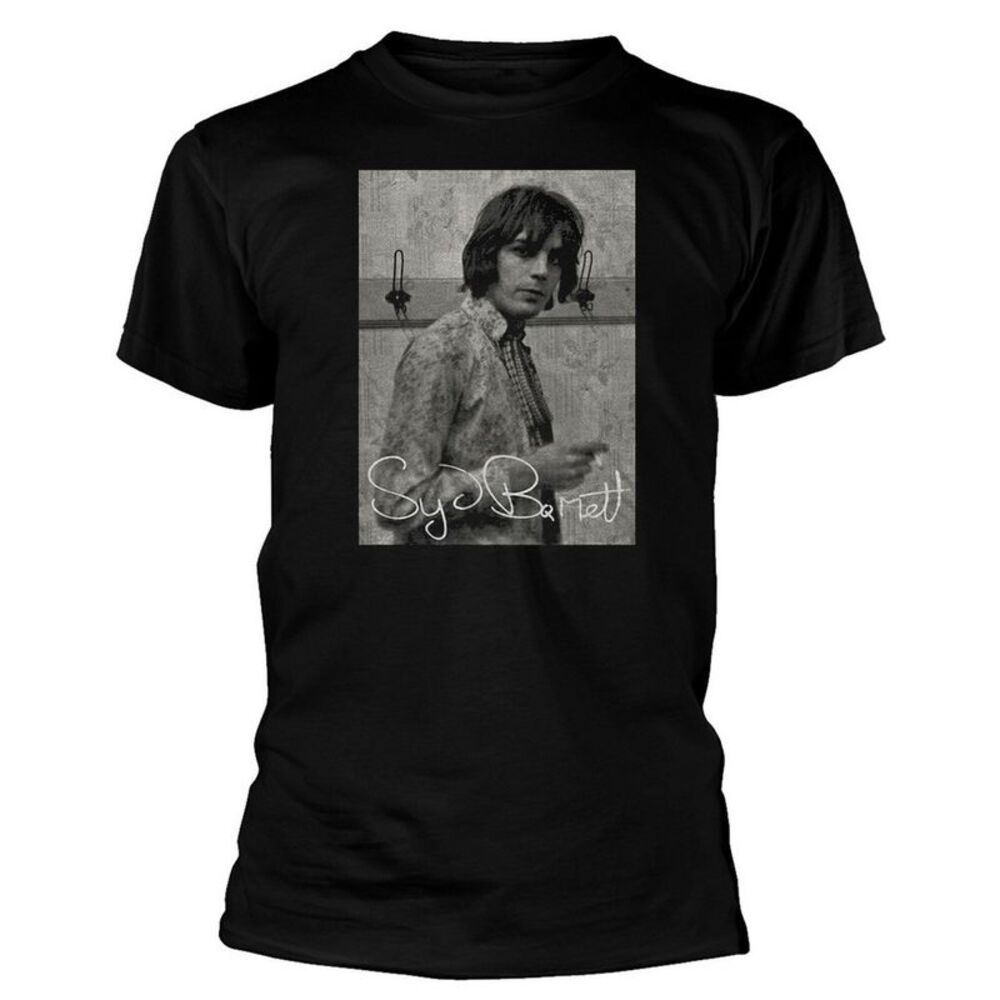 Syd Barrett Unisex Adult Smoking Cotton T-Shirt / Black